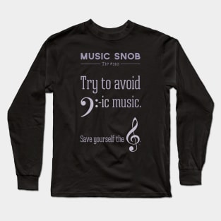 Bass-ic Music Long Sleeve T-Shirt